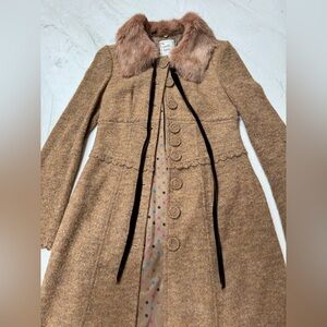 Nanette Lepore Jacket Fur (Removable) Collar